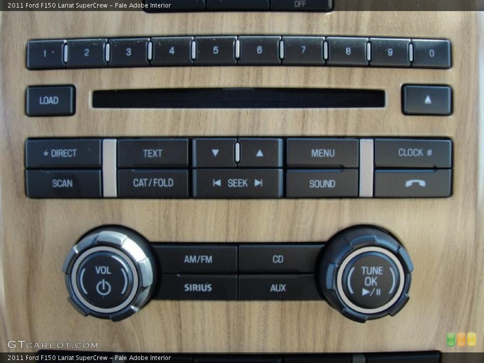 Pale Adobe Interior Controls for the 2011 Ford F150 Lariat SuperCrew #45257448