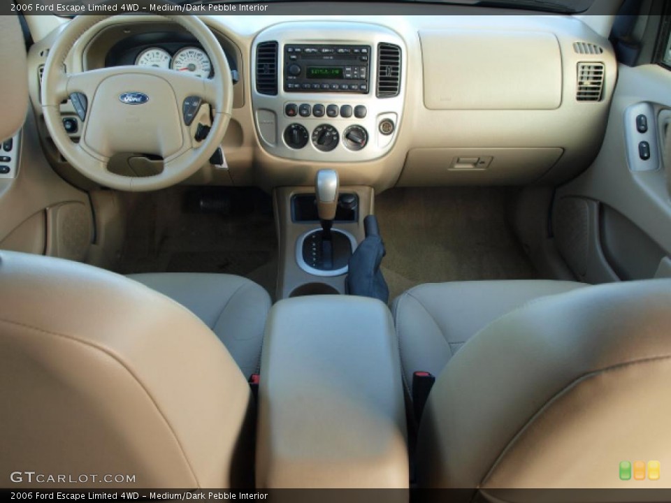 Medium/Dark Pebble Interior Dashboard for the 2006 Ford Escape Limited 4WD #45258239