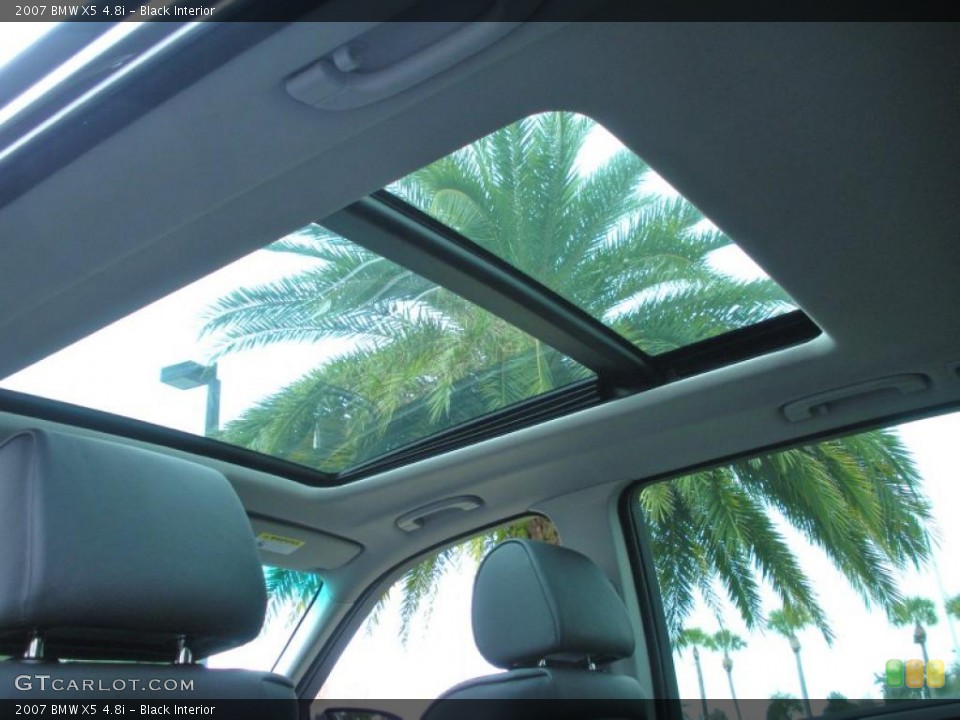 Black Interior Sunroof for the 2007 BMW X5 4.8i #45259461