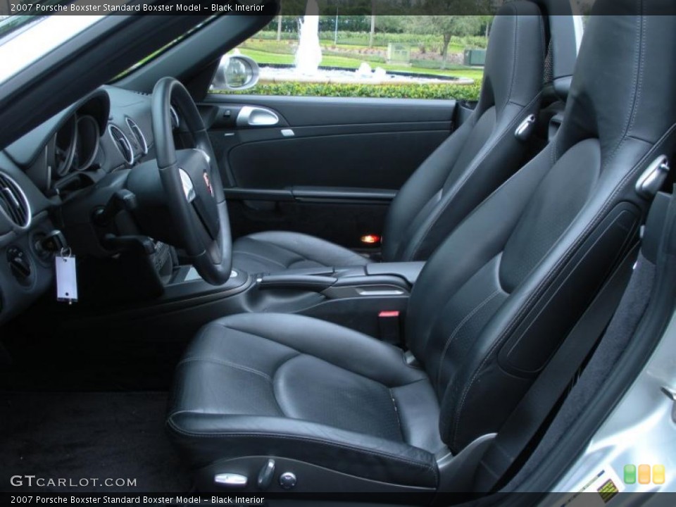 Black Interior Photo for the 2007 Porsche Boxster  #45259630
