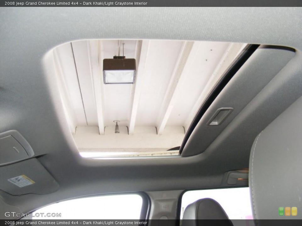 Dark Khaki/Light Graystone Interior Sunroof for the 2008 Jeep Grand Cherokee Limited 4x4 #45259687