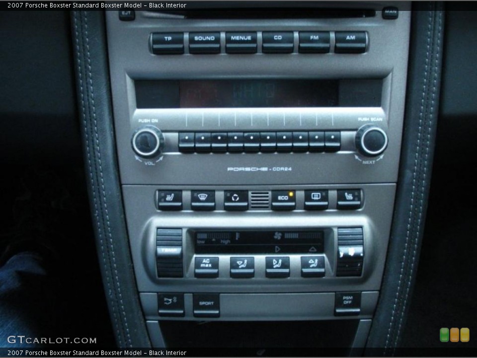 Black Interior Controls for the 2007 Porsche Boxster  #45259960