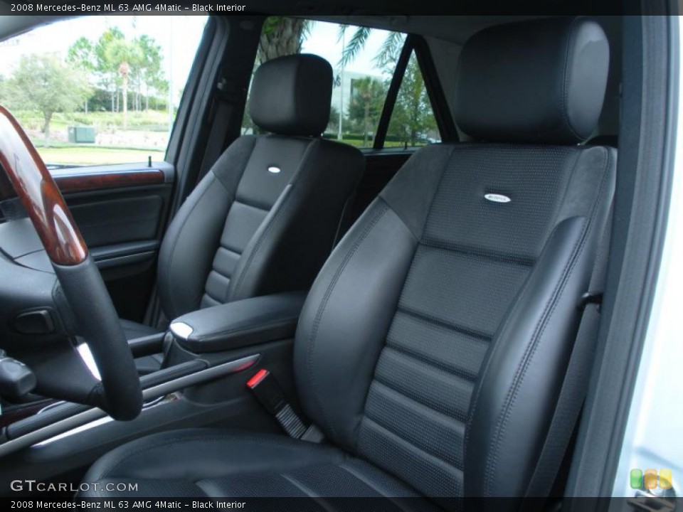 Black Interior Photo for the 2008 Mercedes-Benz ML 63 AMG 4Matic #45260044