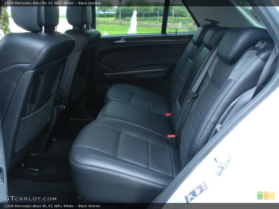 Black Interior Photo for the 2008 Mercedes-Benz ML 63 AMG 4Matic #45260052