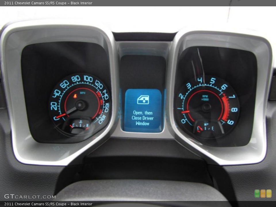 Black Interior Gauges for the 2011 Chevrolet Camaro SS/RS Coupe #45260880