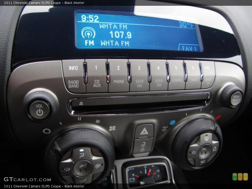 Black Interior Controls for the 2011 Chevrolet Camaro SS/RS Coupe #45260888