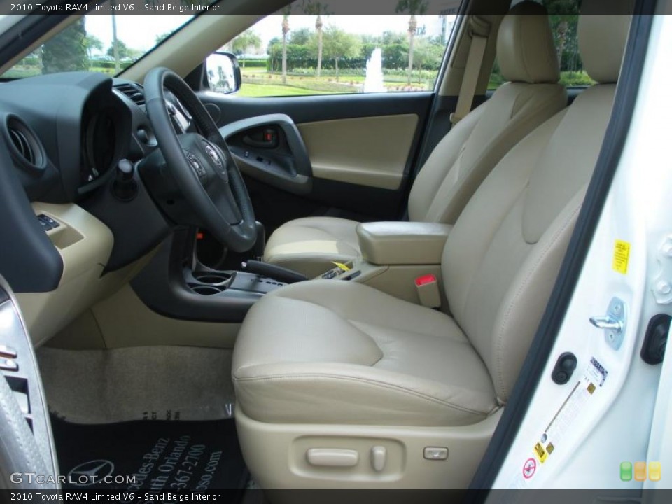 Sand Beige Interior Photo for the 2010 Toyota RAV4 Limited V6 #45261180