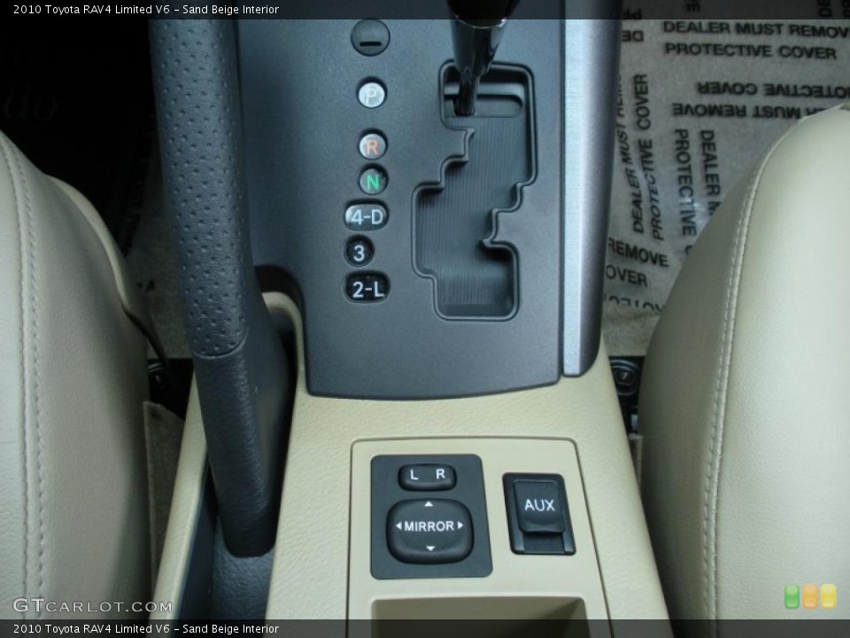 Sand Beige Interior Transmission for the 2010 Toyota RAV4 Limited V6 #45261228