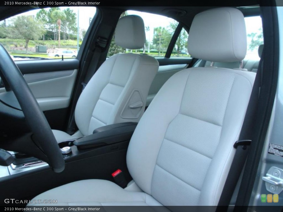 Grey/Black Interior Photo for the 2010 Mercedes-Benz C 300 Sport #45261300