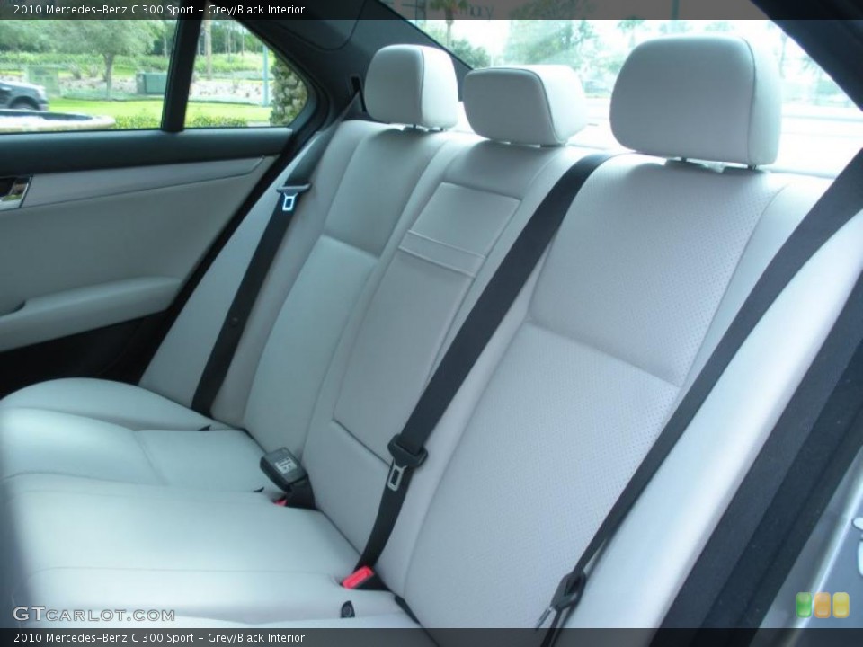 Grey/Black Interior Photo for the 2010 Mercedes-Benz C 300 Sport #45261353