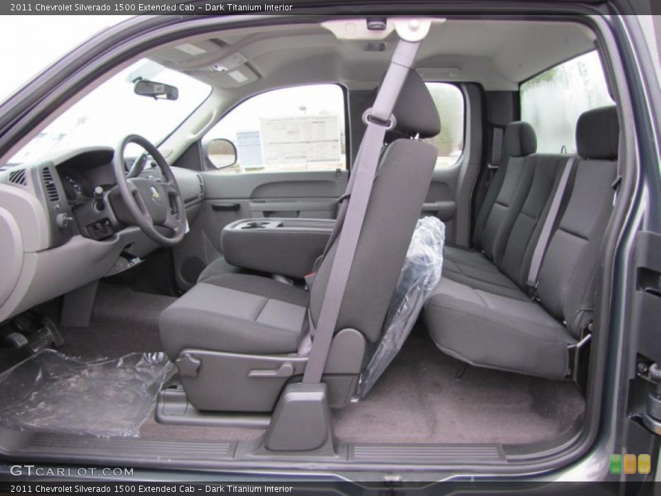 Dark Titanium Interior Photo for the 2011 Chevrolet Silverado 1500 Extended Cab #45261552