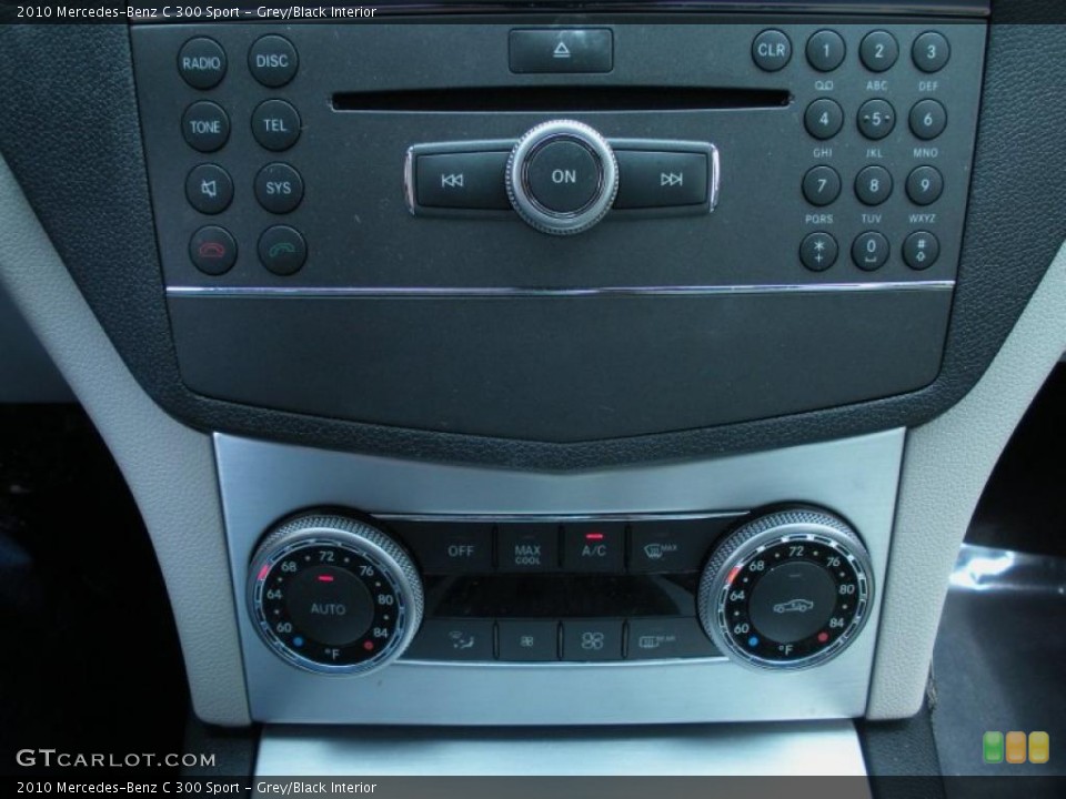 Grey/Black Interior Controls for the 2010 Mercedes-Benz C 300 Sport #45261644