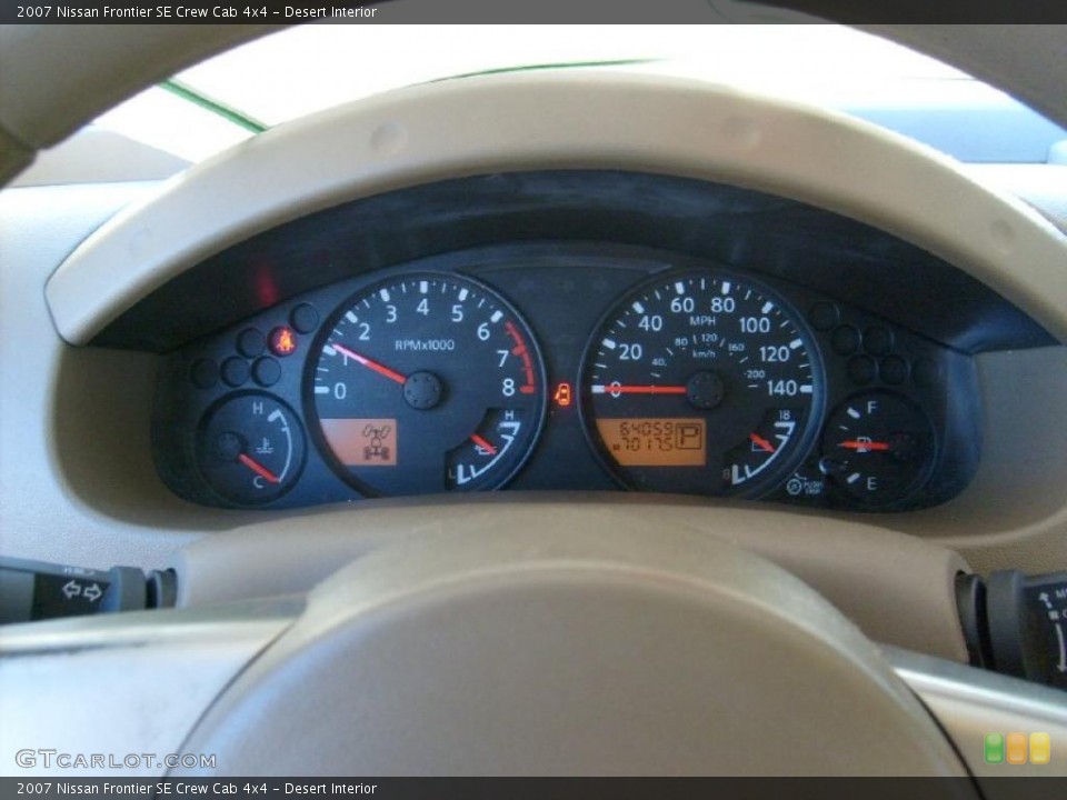 Desert Interior Gauges for the 2007 Nissan Frontier SE Crew Cab 4x4 #45262184