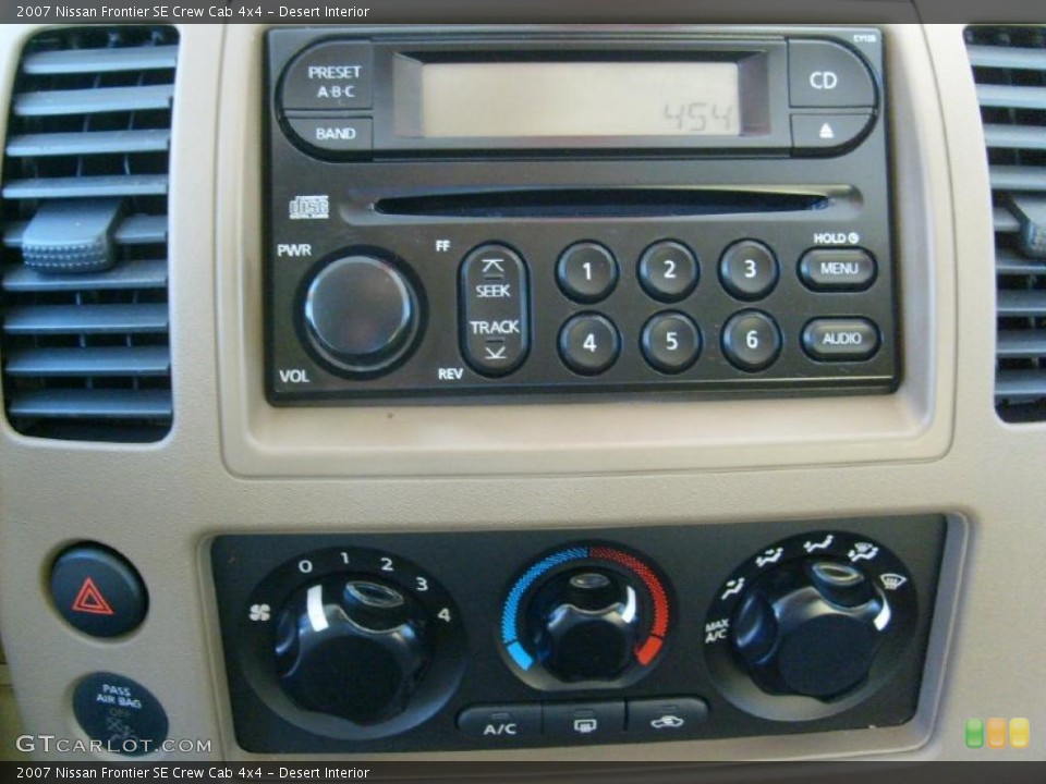 Desert Interior Controls for the 2007 Nissan Frontier SE Crew Cab 4x4 #45262200