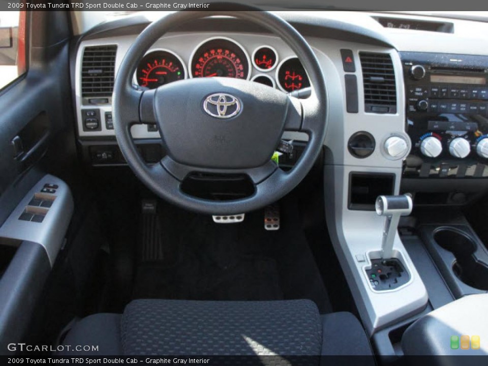 Graphite Gray Interior Photo for the 2009 Toyota Tundra TRD Sport Double Cab #45262941