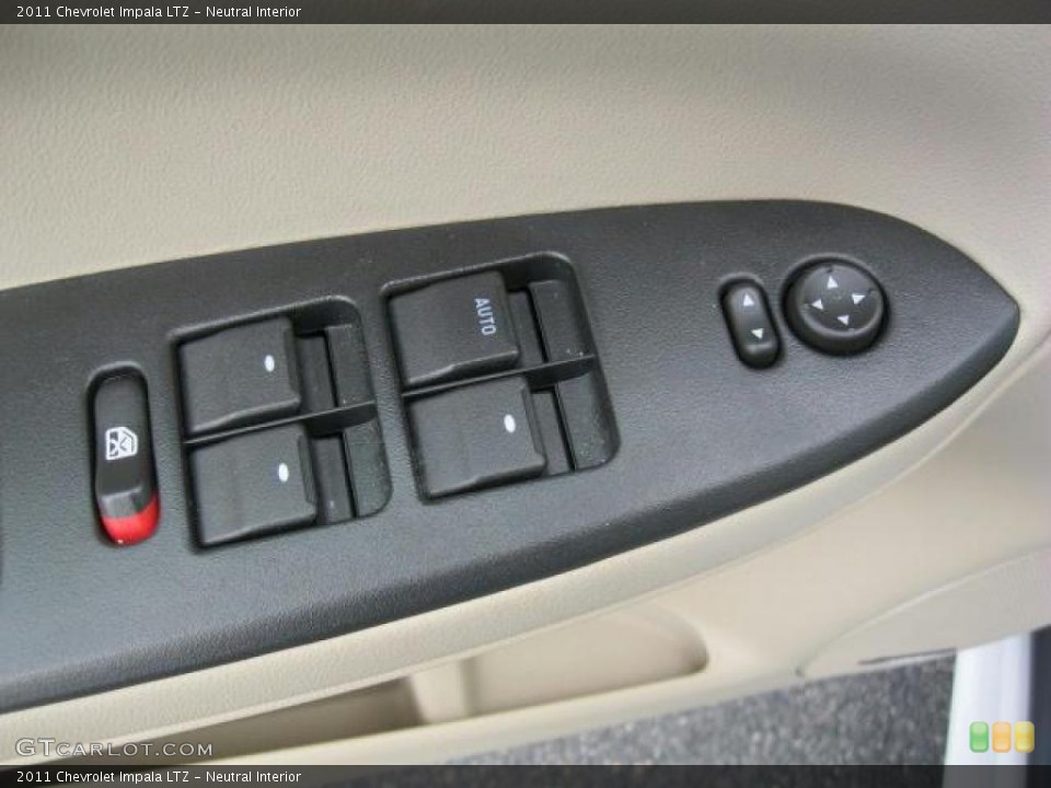 Neutral Interior Controls for the 2011 Chevrolet Impala LTZ #45263987