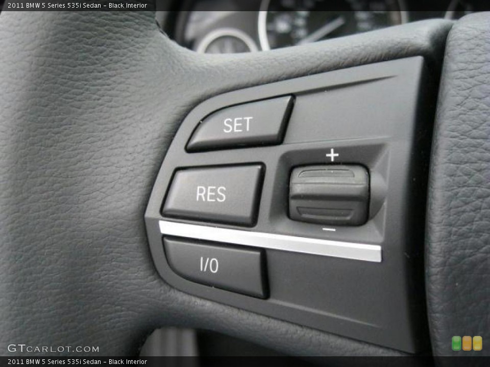 Black Interior Controls for the 2011 BMW 5 Series 535i Sedan #45264431