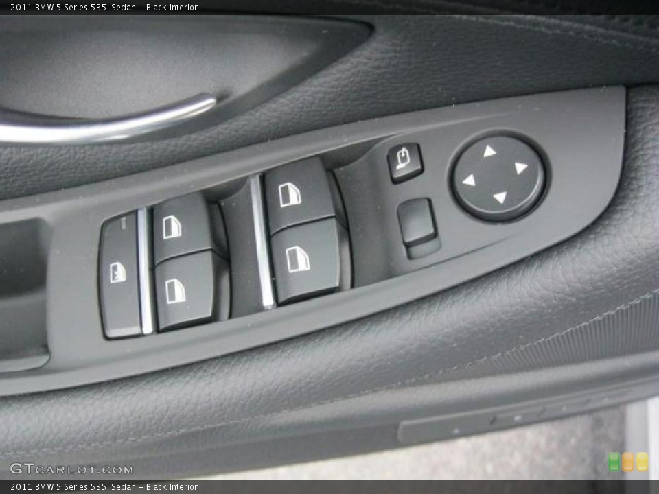 Black Interior Controls for the 2011 BMW 5 Series 535i Sedan #45264435