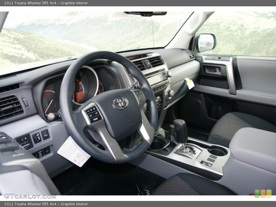Graphite Interior Prime Interior for the 2011 Toyota 4Runner SR5 4x4 #45268752