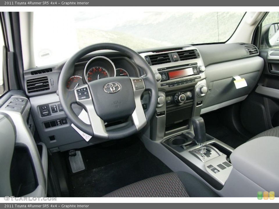 Graphite Interior Dashboard for the 2011 Toyota 4Runner SR5 4x4 #45268812