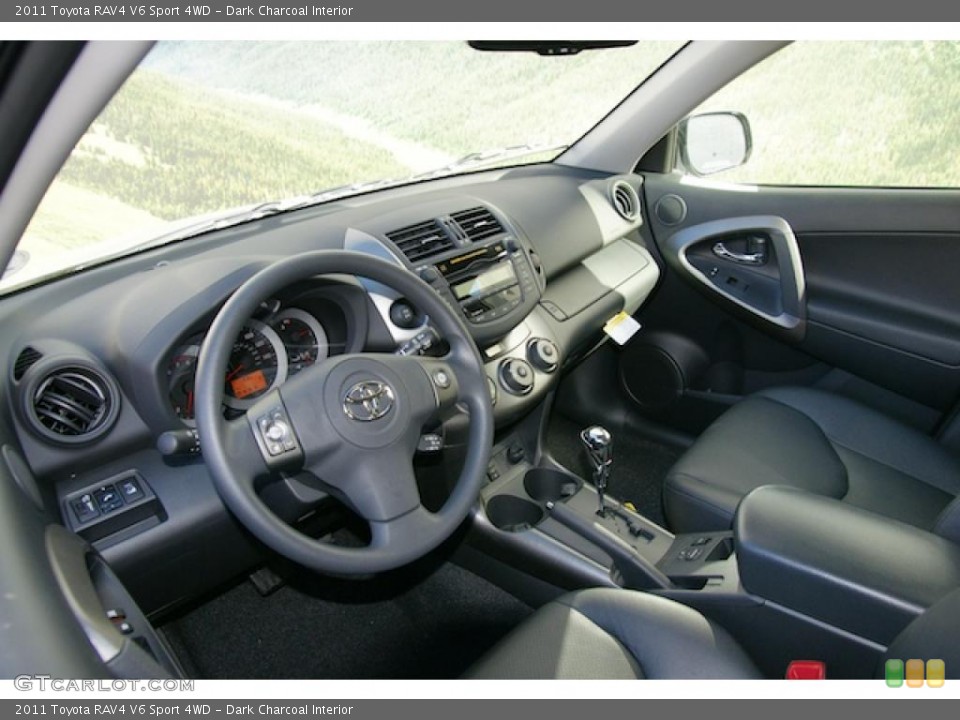 Dark Charcoal Interior Photo for the 2011 Toyota RAV4 V6 Sport 4WD #45269168