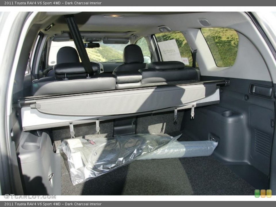 Dark Charcoal Interior Trunk for the 2011 Toyota RAV4 V6 Sport 4WD #45269216