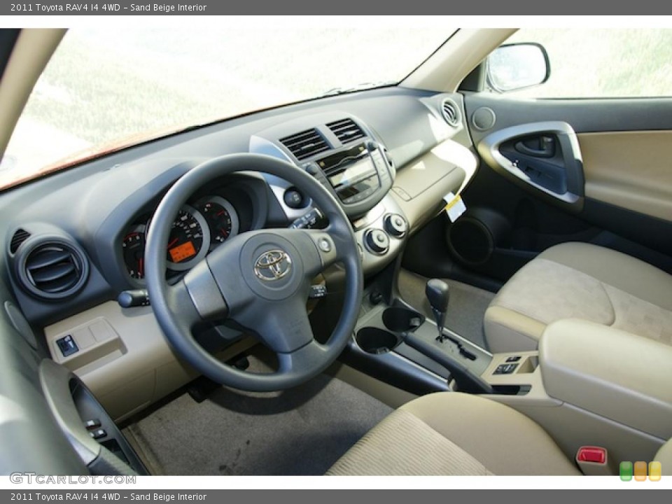 Sand Beige Interior Photo for the 2011 Toyota RAV4 I4 4WD #45269384