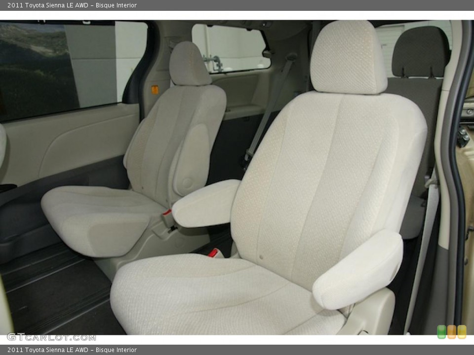 Bisque Interior Photo for the 2011 Toyota Sienna LE AWD #45269588