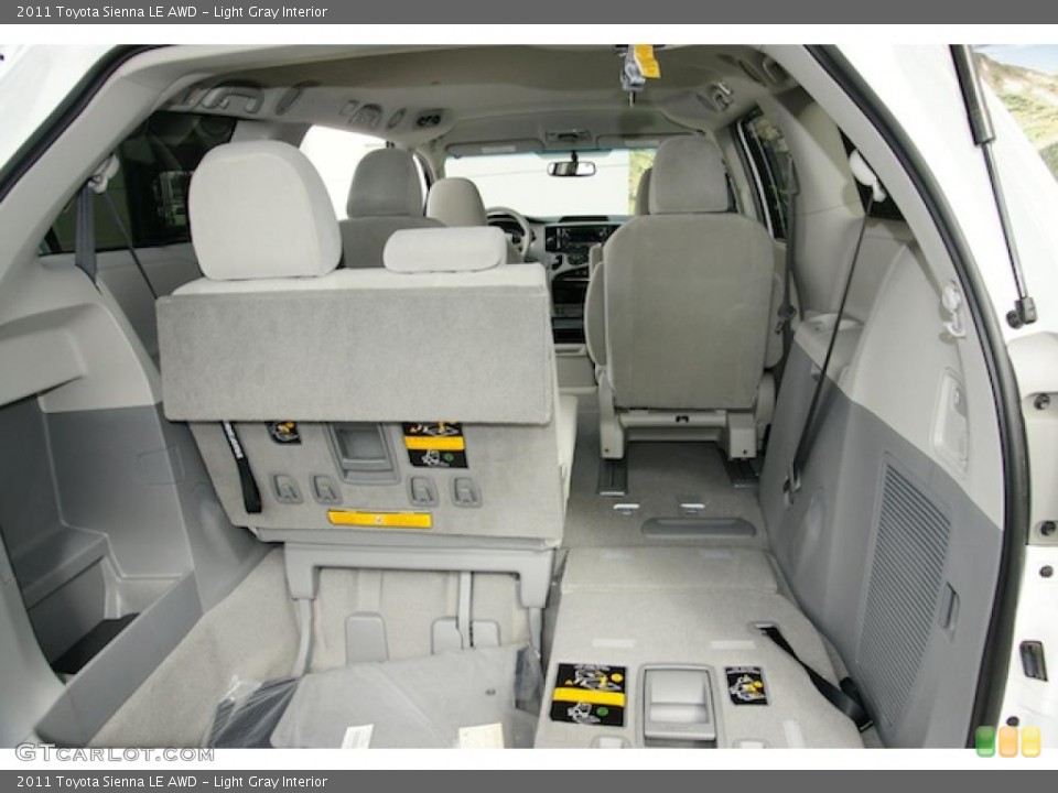 Light Gray Interior Trunk for the 2011 Toyota Sienna LE AWD #45269804