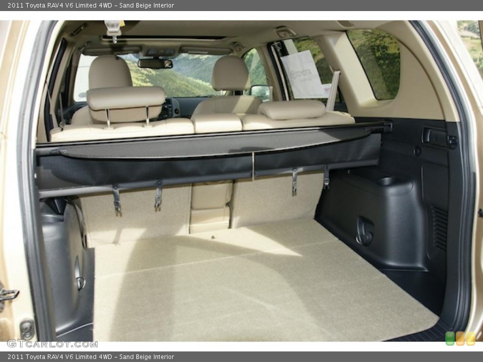 Sand Beige Interior Trunk for the 2011 Toyota RAV4 V6 Limited 4WD #45270488