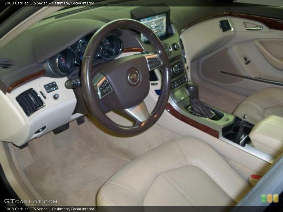 Cashmere/Cocoa Interior Prime Interior for the 2008 Cadillac CTS Sedan #45271664