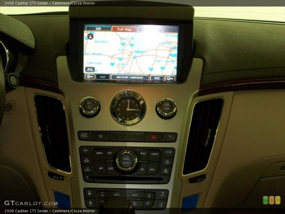 Cashmere/Cocoa Interior Controls for the 2008 Cadillac CTS Sedan #45271712