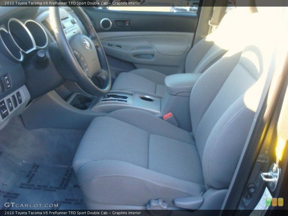 Graphite Interior Photo for the 2010 Toyota Tacoma V6 PreRunner TRD Sport Double Cab #45273173