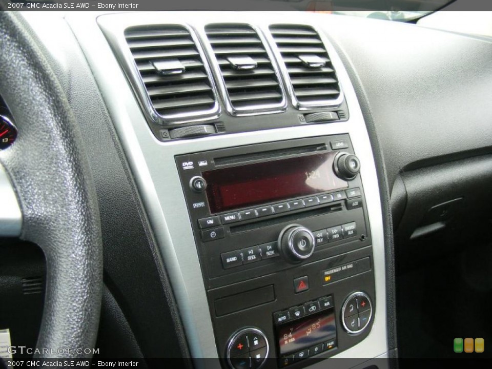 Ebony Interior Controls for the 2007 GMC Acadia SLE AWD #45275001