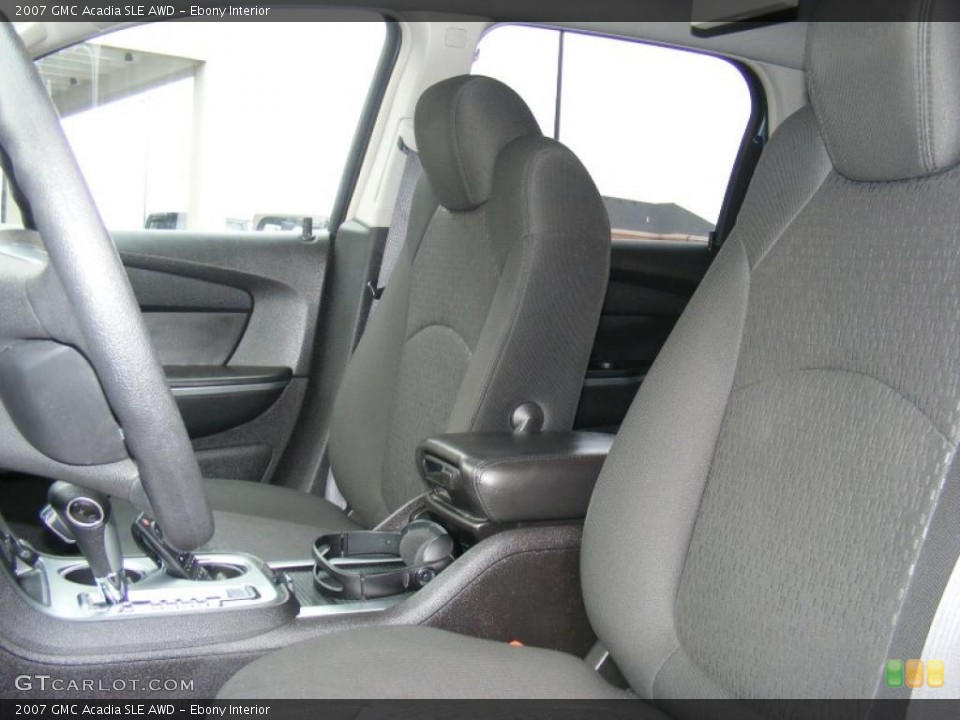 Ebony Interior Photo for the 2007 GMC Acadia SLE AWD #45275185