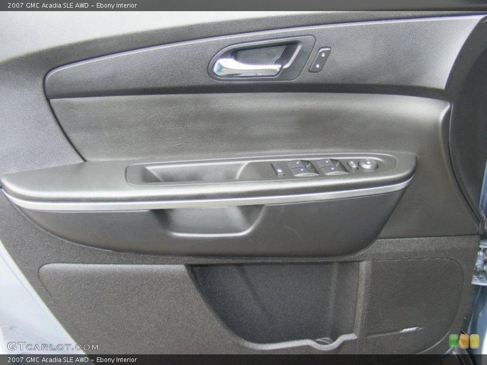 Ebony Interior Door Panel for the 2007 GMC Acadia SLE AWD #45275357