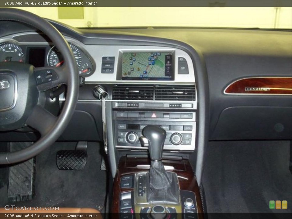 Amaretto Interior Controls for the 2008 Audi A6 4.2 quattro Sedan #45275545