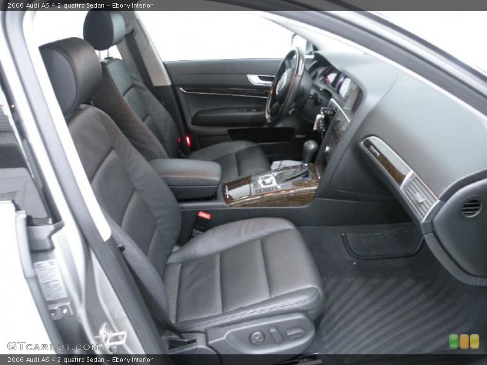 Ebony Interior Photo for the 2006 Audi A6 4.2 quattro Sedan #45276721