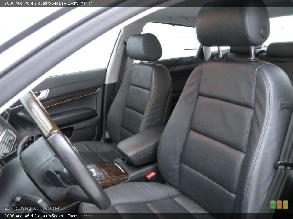 Ebony Interior Photo for the 2006 Audi A6 4.2 quattro Sedan #45276845