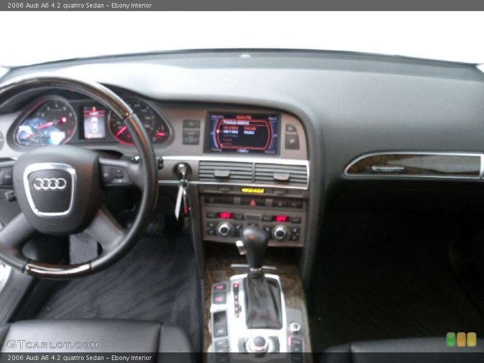 Ebony Interior Dashboard for the 2006 Audi A6 4.2 quattro Sedan #45276881