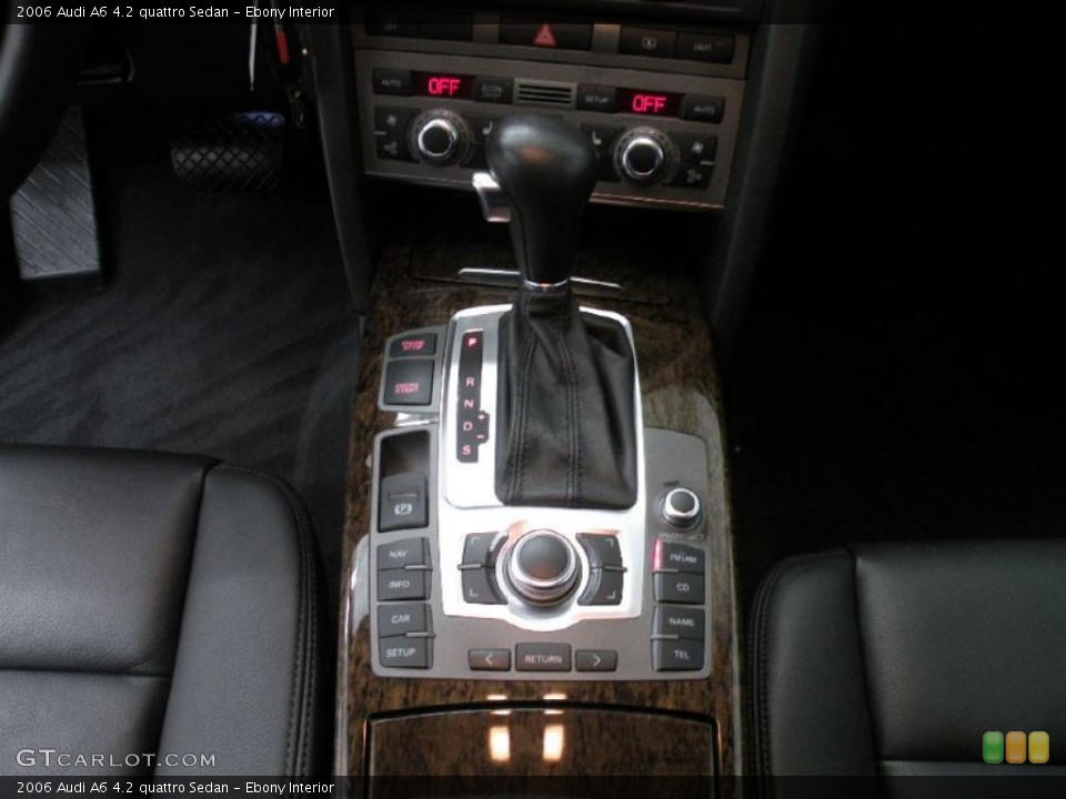 Ebony Interior Transmission for the 2006 Audi A6 4.2 quattro Sedan #45276897