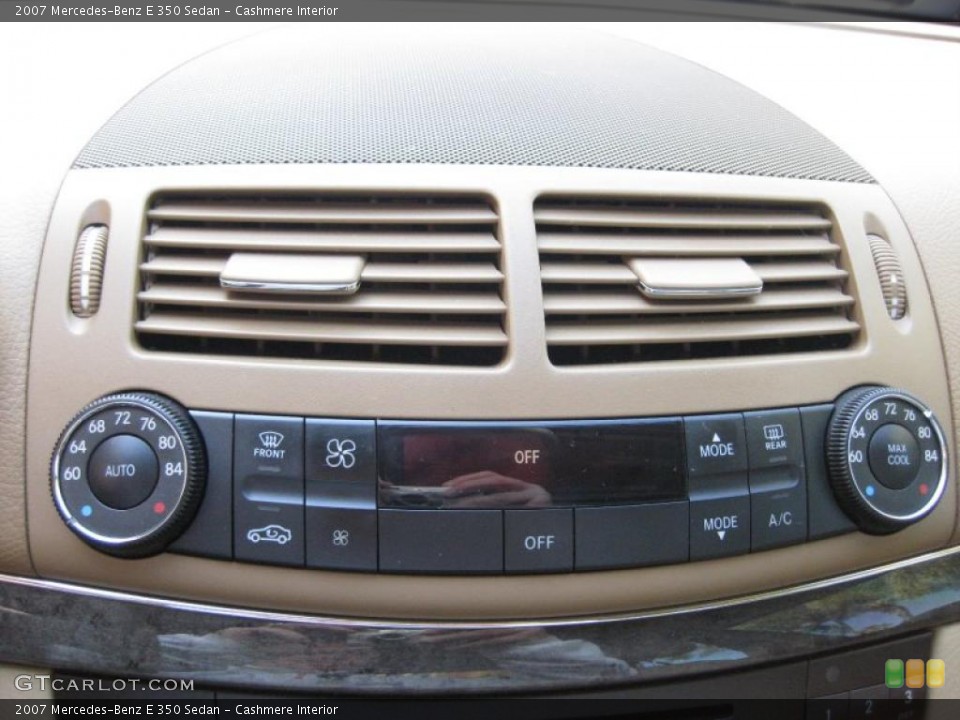 Cashmere Interior Controls for the 2007 Mercedes-Benz E 350 Sedan #45277573