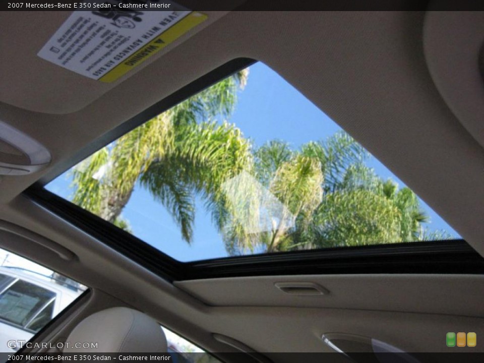 Cashmere Interior Sunroof for the 2007 Mercedes-Benz E 350 Sedan #45277597