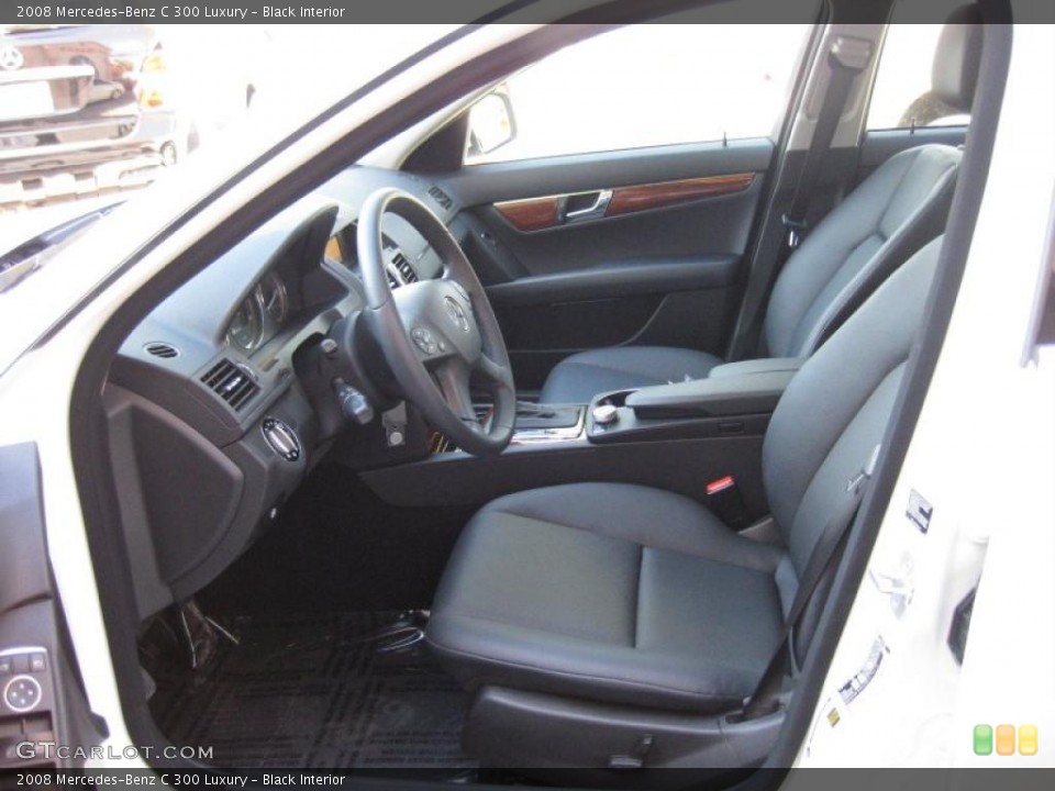 Black Interior Photo for the 2008 Mercedes-Benz C 300 Luxury #45277906