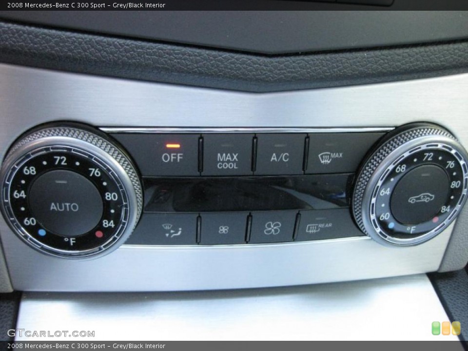 Grey/Black Interior Controls for the 2008 Mercedes-Benz C 300 Sport #45278313