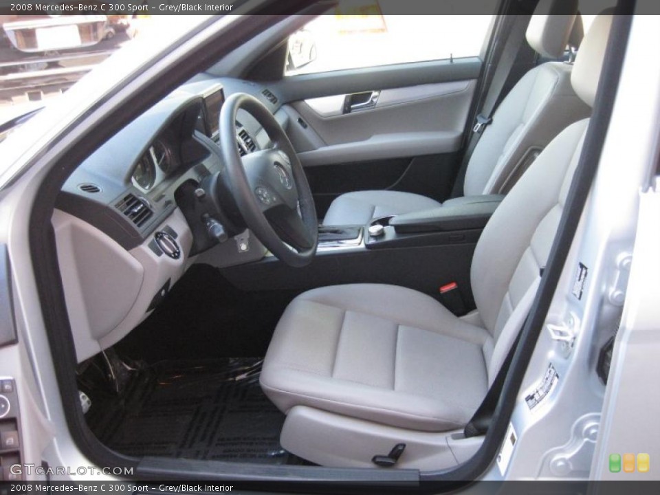 Grey/Black Interior Photo for the 2008 Mercedes-Benz C 300 Sport #45278329