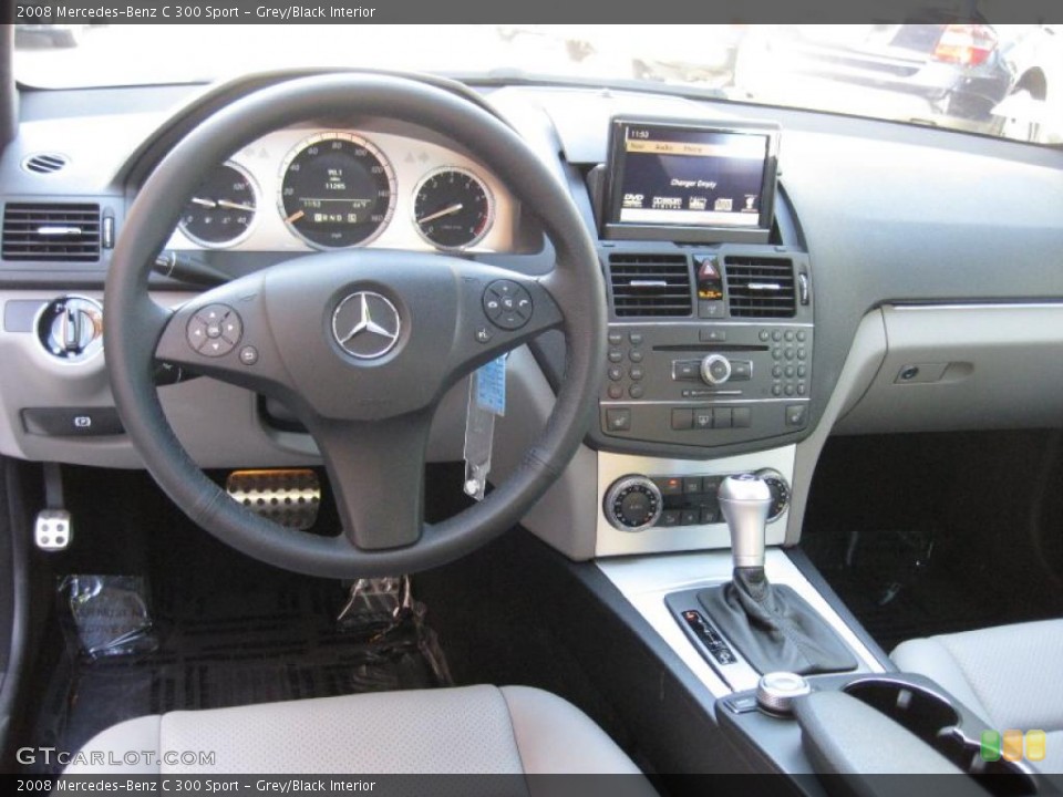 Grey/Black Interior Dashboard for the 2008 Mercedes-Benz C 300 Sport #45278341