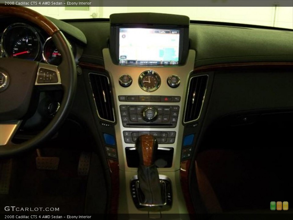 Ebony Interior Controls for the 2008 Cadillac CTS 4 AWD Sedan #45279650