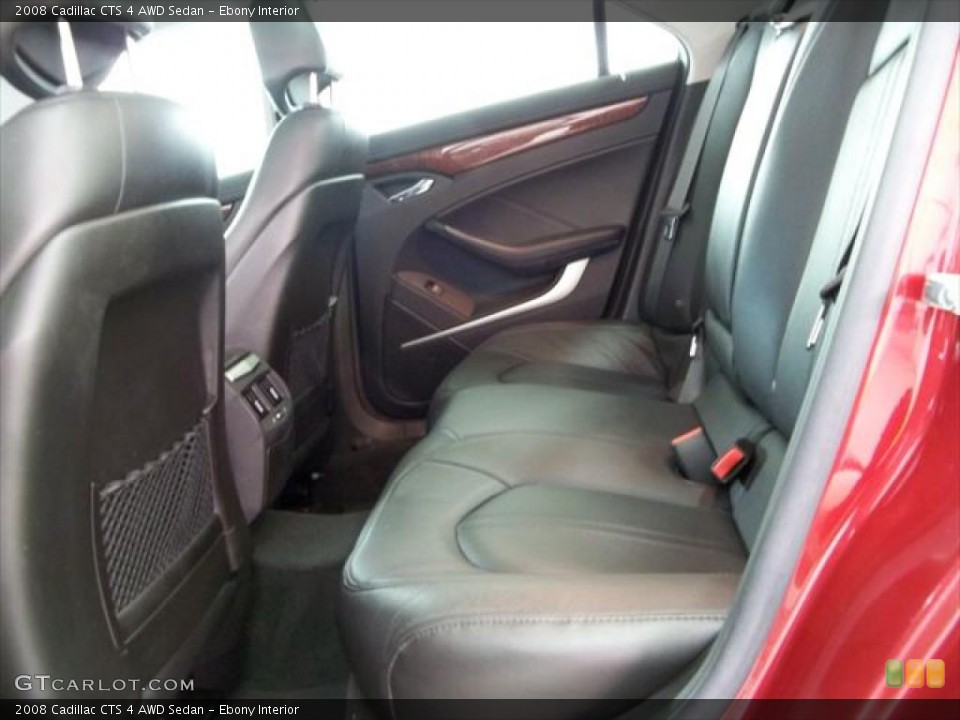 Ebony Interior Photo for the 2008 Cadillac CTS 4 AWD Sedan #45279670