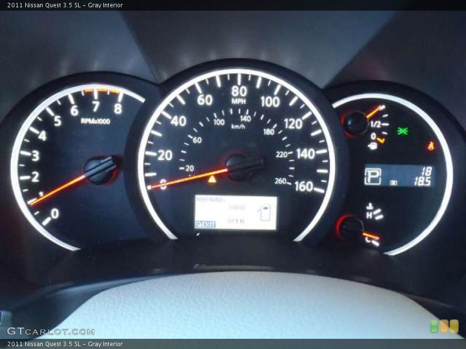 Gray Interior Gauges for the 2011 Nissan Quest 3.5 SL #45283215